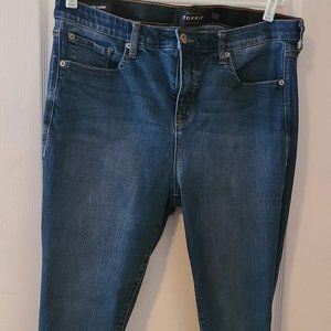 Torrid Sky High Skinny Premium Stretch Jegging- High Rise- Size 16R